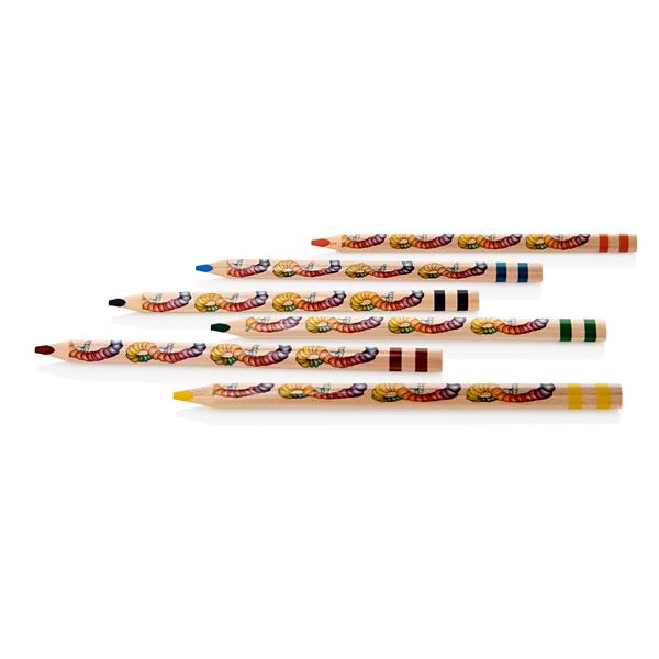 World of Colour Jumbo Triangle Easy Grips Colour Pencils Box 12