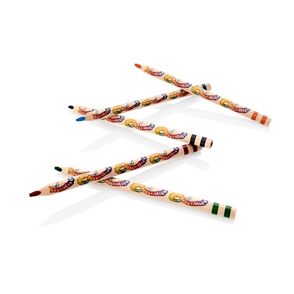 World of Colour Jumbo Triangle Easy Grips Colour Pencils Box 12