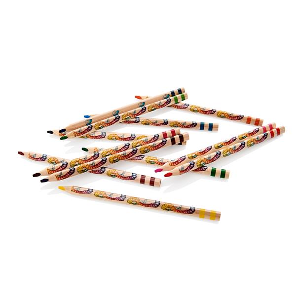 World of Colour Jumbo Triangle Easy Grips Colour Pencils Box 12