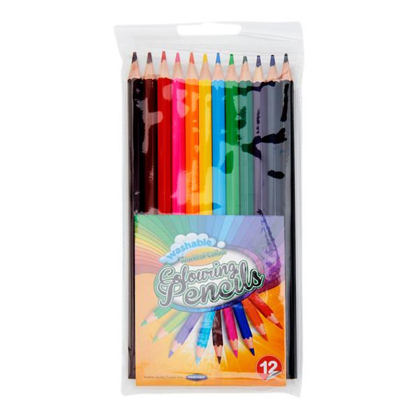 World of Colour Colouring Pencils Wallet of 12