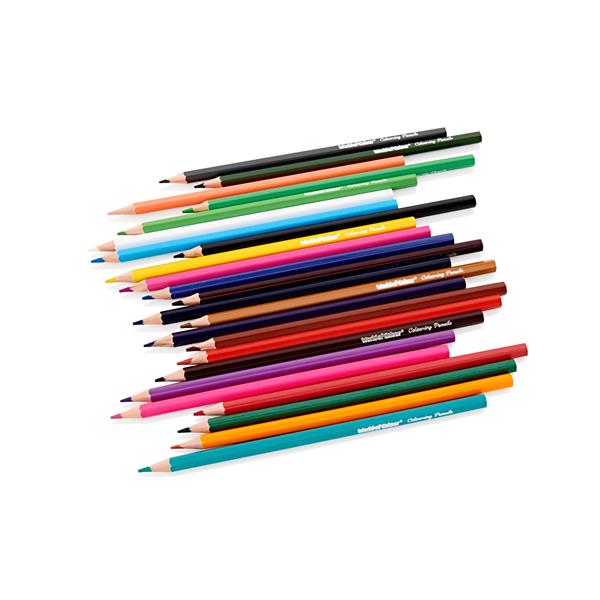 World of Colour Colouring Pencils Wallet of 24