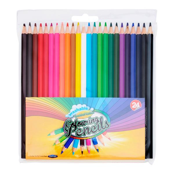World of Colour Colouring Pencils Wallet of 24