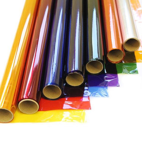 Cellophane Rolls 50cm Assorted Colours - Pack of 7