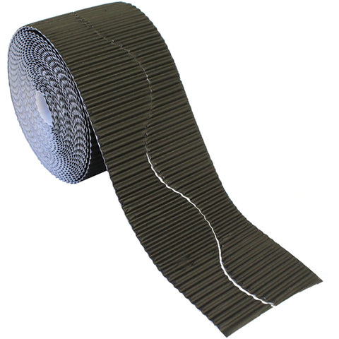Bordette Corrugated Display Roll - Black (2 x 7.5m) 15 Metres