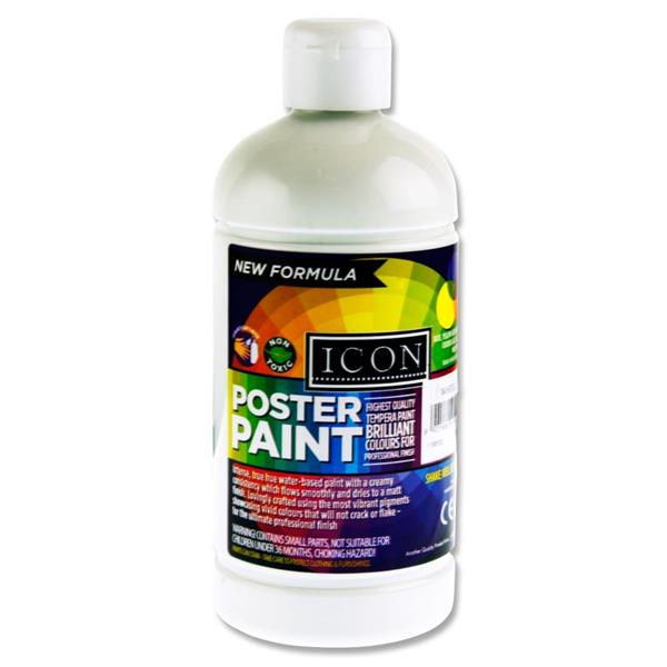 White - Icon Art Poster Paint 500ml
