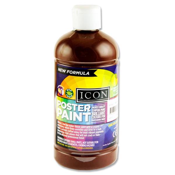 Brown (Burnt Umber) - Icon Art Poster Paint 500ml