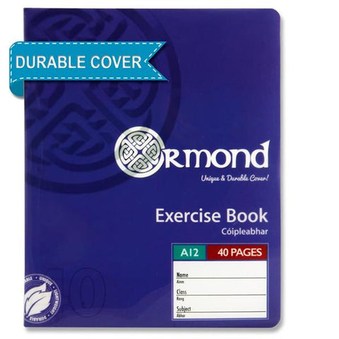 Ormond A12 Durable Cover Copy Book 40 Page