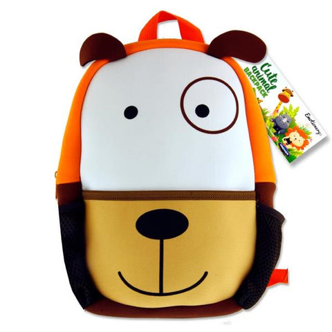 Emotionery Neoprene Cute Animal Junior School Bag - Dog