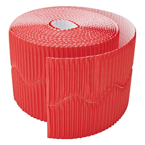 Bordette Corrugated Display Roll - Red (2 x 7.5m) 15 Metres