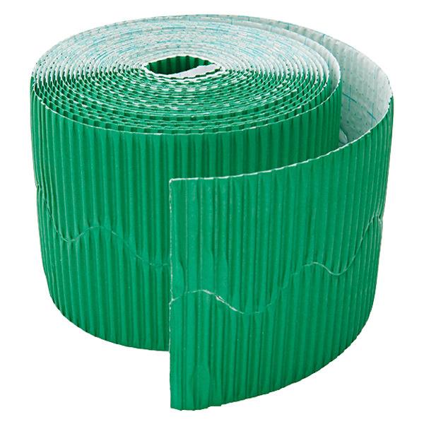 Bordette Corrugated Display Roll - Emerald (2 x 7.5m) 15 Metres