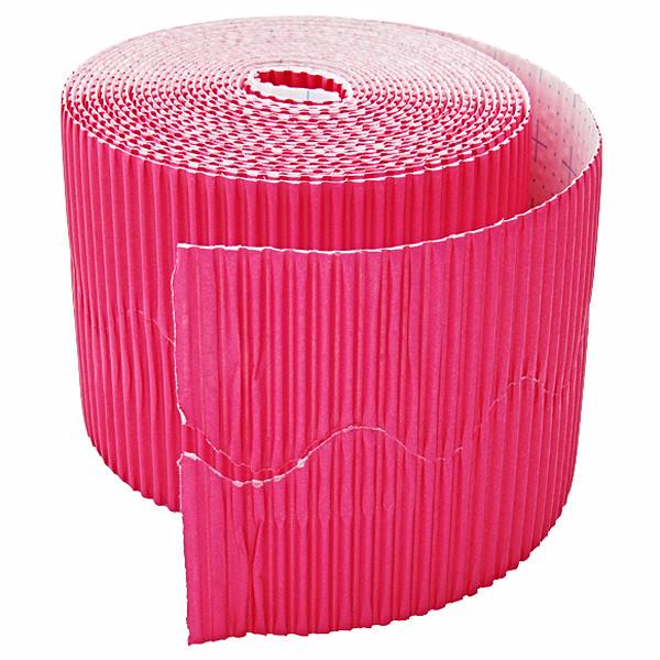 Bordette Corrugated Display Roll - Magenta (2 x 7.5m) 15 Metres