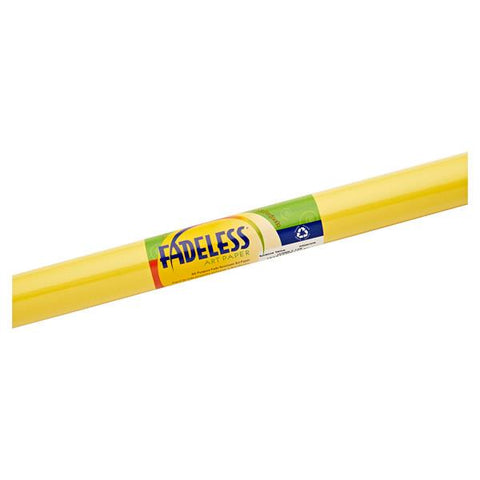 Fadeless Paper Roll Sunshine Yellow 121.9cm 3.6m