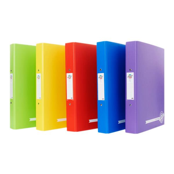 Premto A4 PP Ring Binders Assorted Set of 5