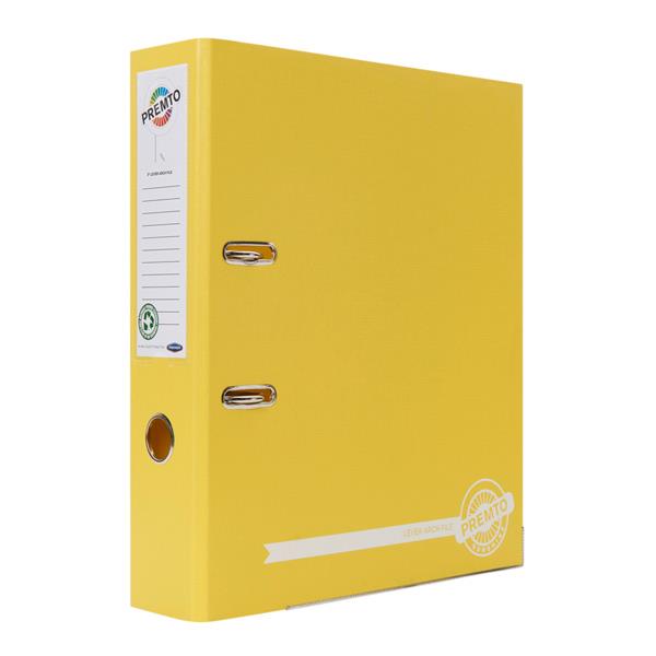Premto A4 PP Lever Arch File - Sunshine