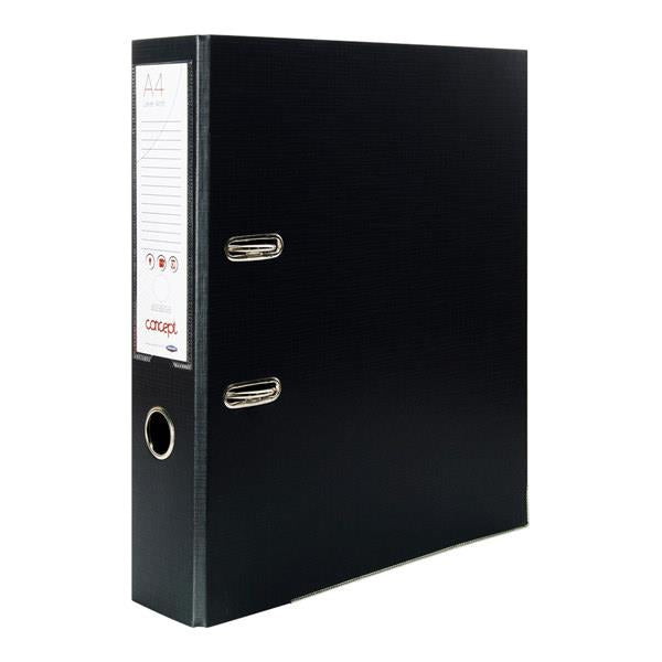 Concept A4 PP Lever Arch File - Black