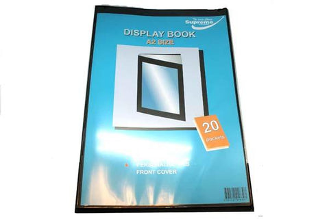 Presentation Display Book - A2 20 Pocket (40 Pages) - Supreme