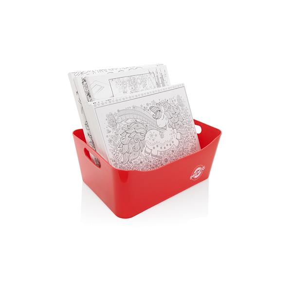 Premto Large Storage Basket - Ketchup Red 340 x 225 x 140mm