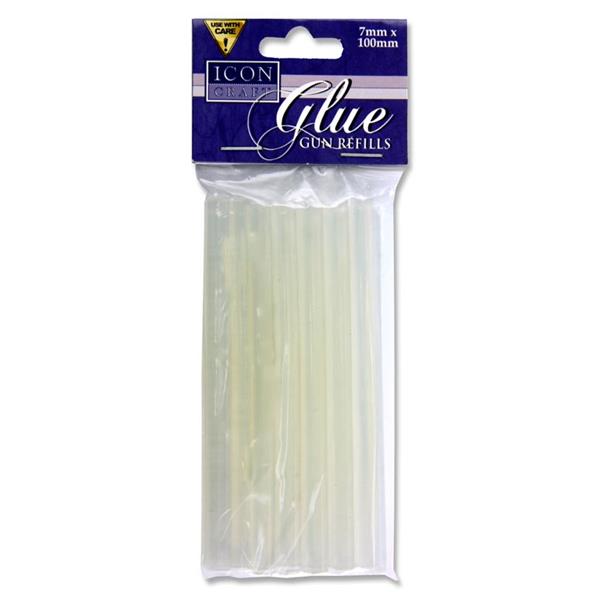 Icon Craft Glue Gun Refills 7mm x 100mm Pack 12
