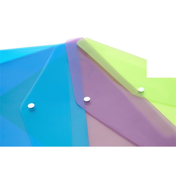 Premier Office A3 Button Document Wallets Pack 3