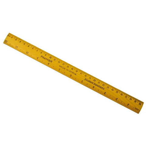 Student Solutions 12" Wooden Ruler