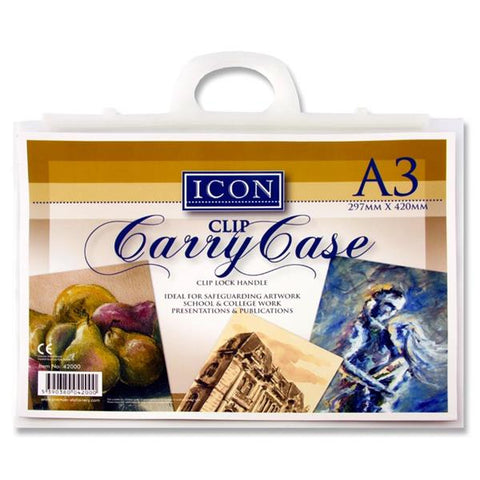 Carry File - A3 Plastic Carry Portfolio