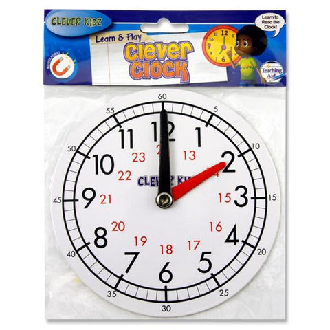 Clever Kidz 15cm Magnetic Clever Clock