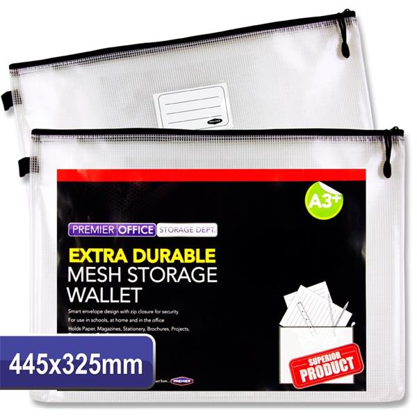 Premier Universal A3+ Durable Mesh Storage Wallet