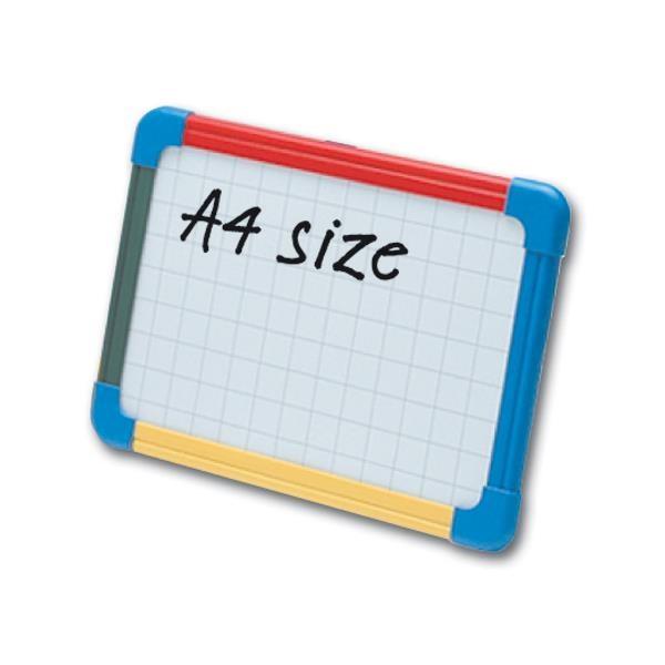 Magnetic Whiteboard - A4 Double-Sided - Plain & Gridded