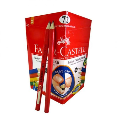 Faber-Castell HB Junior Grip Triangular Pencils - Box of 72