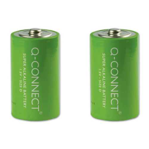 Q-Connect Size D Battery (2 Pack)