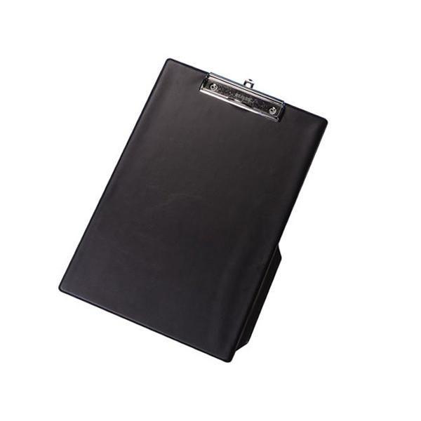Q-Connect Black A4/Foolscap PVC Clipboard KF01296