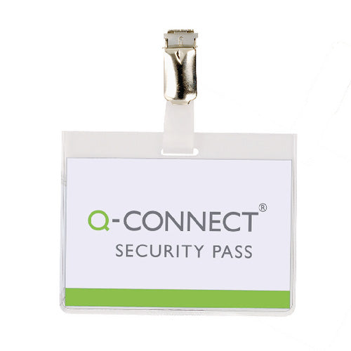 Q-Connect Security Badge 60x90mm (25 Pack)