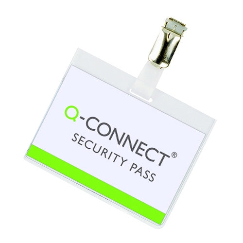Q-Connect Security Badge 60x90mm (25 Pack)