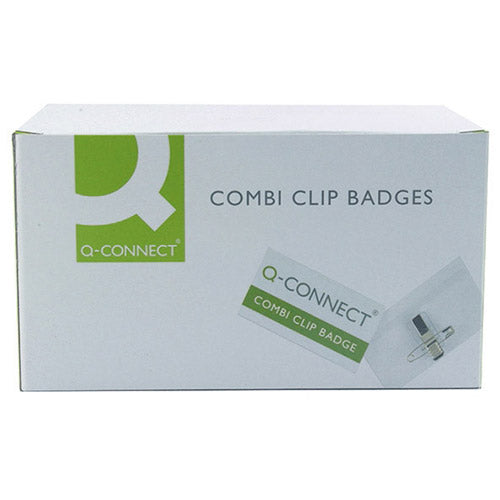 Q-Connect Combination Badge 40x75mm (50 Pack)