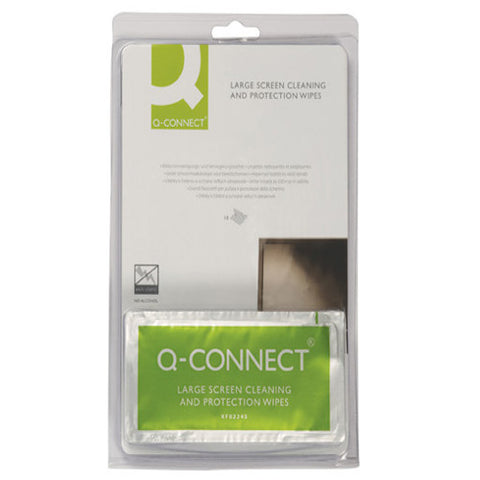 Q-Connect Large Screen/Protection Wipes (10 Pack)