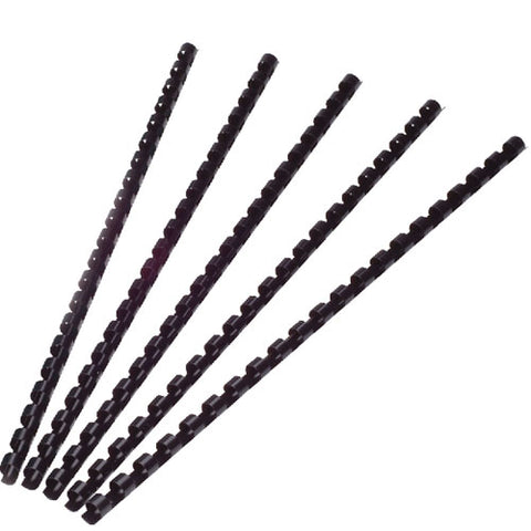 Q-Connect Black 8mm Binding Combs (Pack of 100) KF24018