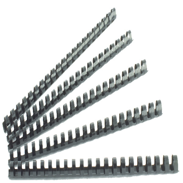 Q-Connect Black 12mm Binding Combs (Pack of 100) KF24022