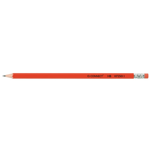 Q-Connect HB Rubber Tipped Pencil (12 Pack) KF25011