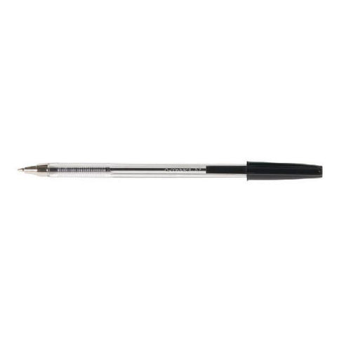 Q-Connect Medium Black Ballpoint Pen (Pack of 20) KF34042