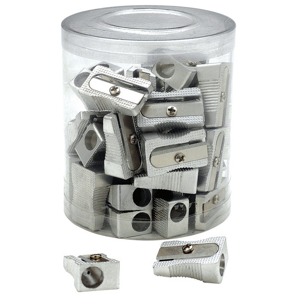 Essentials Tub of Single Hole Metal Sharpeners Tub of 30