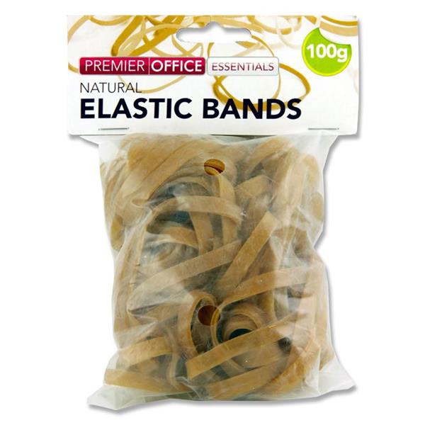 Premier Office 100g Bag Rubber Bands Size 64