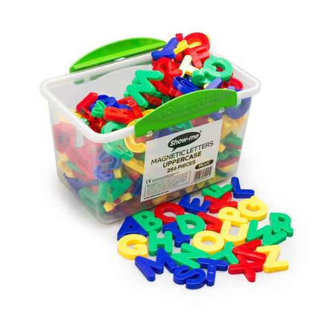 Show-me Magnetic Letters - Uppercase Tub of 286 Pieces