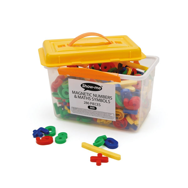 Show-Me Magnetic Numbers & Maths Symbols 35mm Tub 286 Pieces