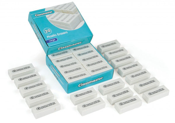 Classmaster Pencil Eraser White Box of 20