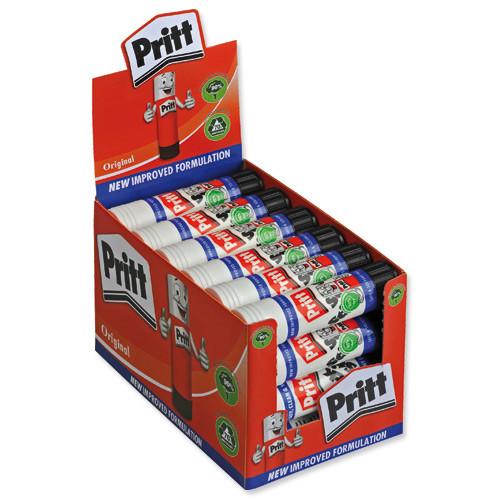 Pritt Stick Glue Sticks Bulk Class Pack Box 24 22gm