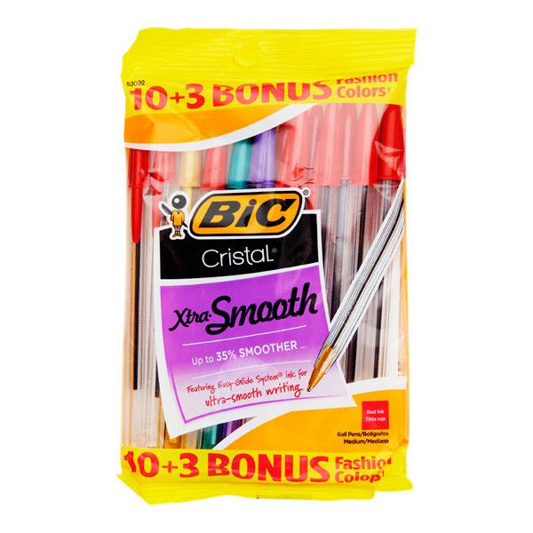 Pack de 10 Bolígrafos Cristal Soft Bic – Chensi