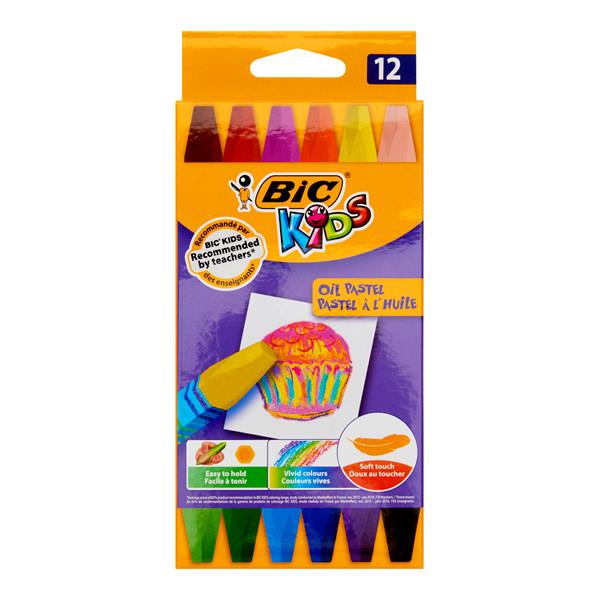 Bic Kids Oil Pastel Crayons Pack 12