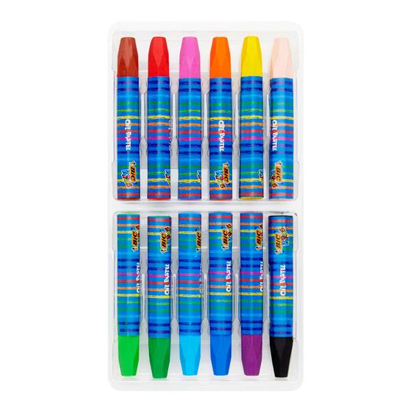 Bic Kids Oil Pastel Crayons Pack 12