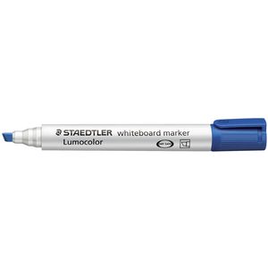 Staedtler Lumocolour Chisel Tip Whiteboard Marker - Box 10 Blue