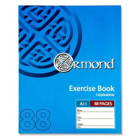 Ormond A11 Exercise Book - 88 Page